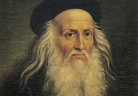 Thumbnail for Diamond Painting Leonardo da Vinci Portred met Ronde steentjes 100x70cm - Beste Kwaliteit