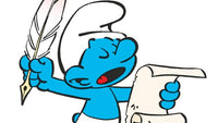 Thumbnail for Diamond Painting Dichtersmurf met Ronde steentjes 100x55cm - Beste Kwaliteit