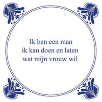 Thumbnail for Diamond Painting De leukste Man Versus Vrouw met Ronde steentjes 100x100 - Beste Kwaliteit