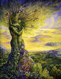 Thumbnail for Diamond Painting Boom liefde met Ronde steentjes 80x100cm - Beste Kwaliteit