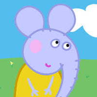 Thumbnail for Diamond Painting Olivia olifant met Ronde steentjes 100x100 - Beste Kwaliteit