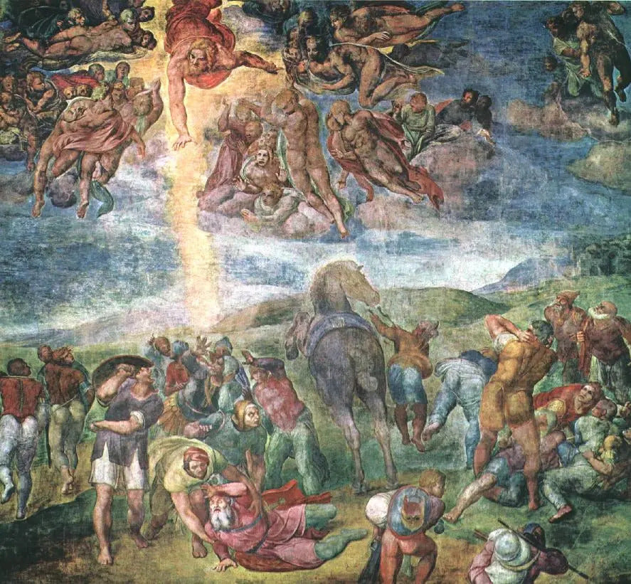 Diamond Painting Michelangelo's Last Paintings | The Best Artists met Ronde steentjes 100x100 - Beste Kwaliteit