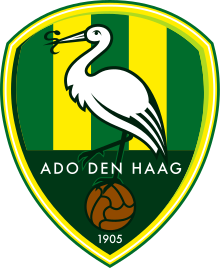 Diamond Painting Ado Den Haag logo met Ronde steentjes 100x80cm - Beste Kwaliteit