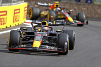 Thumbnail for Diamond Painting Verstappen en Perez in bocht met Ronde steentjes 100x70cm - Beste Kwaliteit