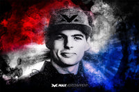 Thumbnail for Diamond Painting Max met kleuren van de vlag met Ronde steentjes 100x70cm - Beste Kwaliteit