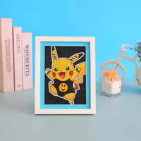 Thumbnail for Diamond Painting Pikachu met Ronde steentjes 16x16cm
