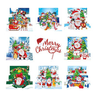 Thumbnail for Kerstkaarten 3D 8 Stuks