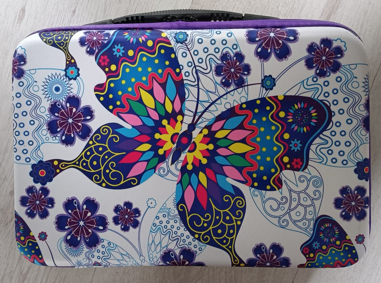 Koffer Grote Vlinder Diamond Painting for you