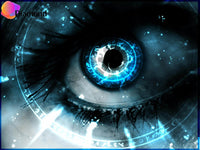 Thumbnail for Blauw oog Diamond Painting for you