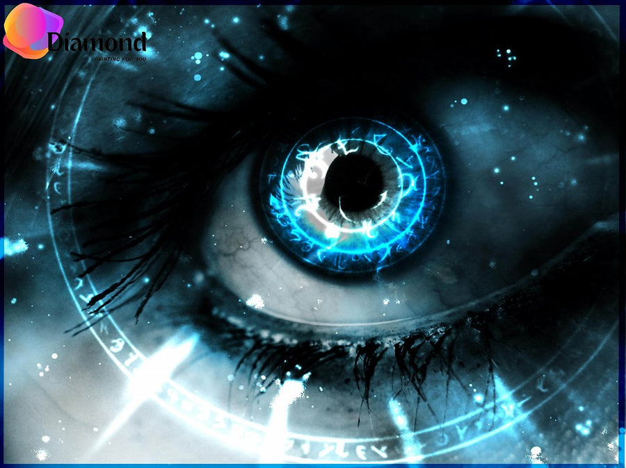 Blauw oog Diamond Painting for you