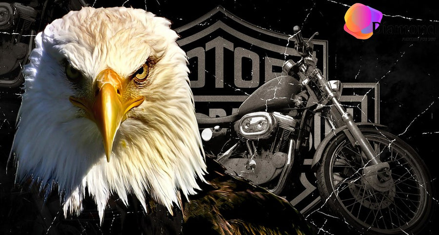 Harley Davidson Adelaar Diamond Painting for you