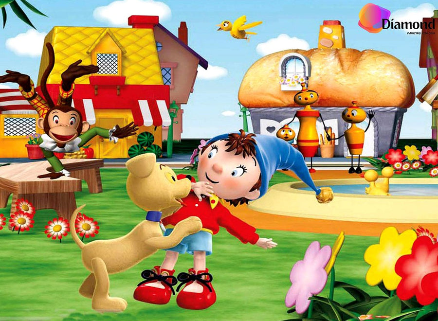 Noddy en Bumby Diamond Painting for you