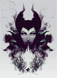 Thumbnail for Diamond Painting Maleficent schilderij met Ronde steentjes 100x70cm - Beste Kwaliteit