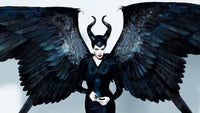 Thumbnail for Diamond Painting Maleficent Met vleugels met Ronde steentjes 100x55cm - Beste Kwaliteit