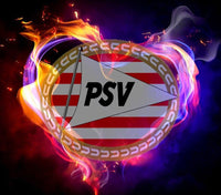 Thumbnail for Diamond Painting Logo PSV met Ronde steentjes 100x80cm - Beste Kwaliteit