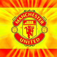 Thumbnail for Diamond Painting Machester United logo met Ronde steentjes 100x100 - Beste Kwaliteit