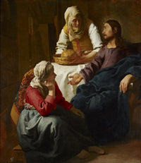 Thumbnail for Diamond Painting de katholieke vermeer met Ronde steentjes 80x100cm - Beste Kwaliteit