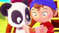 Thumbnail for Diamond Painting Noddy en pat-pat met Ronde steentjes 100x55cm - Beste Kwaliteit