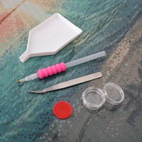 Thumbnail for Diamond Painting Blossom Park Roze met Vierkante steentjes 40x50cm - Meest gekozen