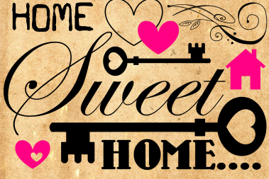 Diamond Painting Home sweet home met Sleutel met Ronde steentjes 100x70cm - Beste Kwaliteit