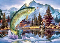 Thumbnail for Vissen in het water diamond painting ontwerp