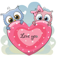 Thumbnail for Uiltjes liefde diamond painting ontwerp