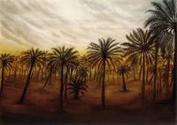 Thumbnail for Diamond Painting Palmtuin met Ronde steentjes 80x100cm - Beste Kwaliteit