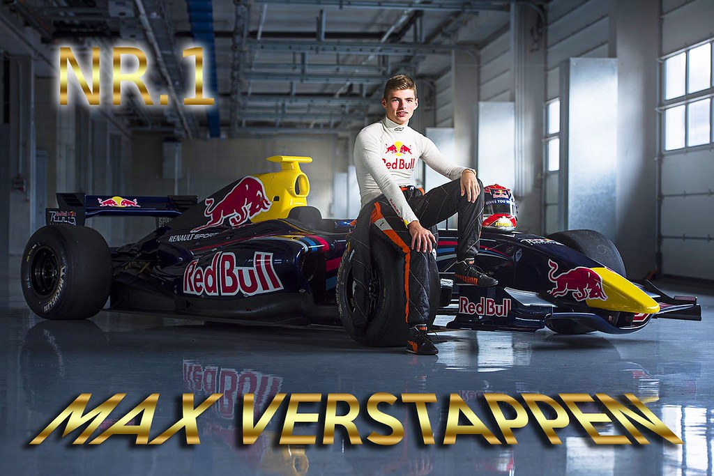 Diamond Painting Max verstappen nummer 1 met auto met Ronde steentjes 100x70cm - Beste Kwaliteit