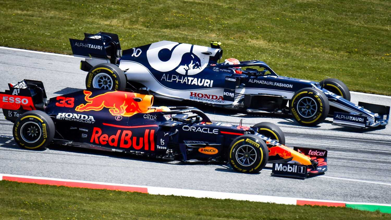 Red Bull en Alpha Tauri diamond painting ontwerp