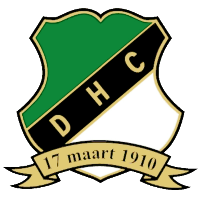 Diamond Painting DHC logo met Ronde steentjes 100x100 - Beste Kwaliteit