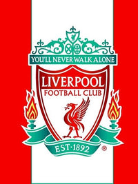 Thumbnail for Diamond Painting Liverpool logo met Ronde steentjes 80x100cm - Beste Kwaliteit