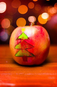 Thumbnail for Kerst Appel diamond painting ontwerp