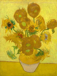 Thumbnail for Diamond Painting Zonnebloemen van Vincent van Gogh met Ronde steentjes 80x100cm - Beste Kwaliteit