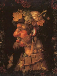 Thumbnail for Diamond Painting Herfst van Giuseppe-Arcimboldo met Ronde steentjes 80x100cm - Beste Kwaliteit