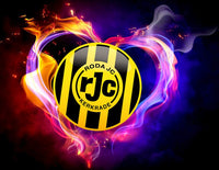 Thumbnail for Diamond Painting Hart van vuur Roda JC met Ronde steentjes 80x100cm - Beste Kwaliteit