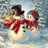 Thumbnail for Sneeuwpoppen diamond painting ontwerp
