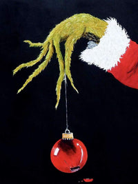 Thumbnail for De Grinche Kerstbal diamond painting ontwerp