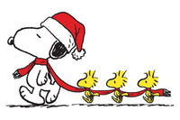 Thumbnail for Diamond Painting Snoopy met kerstmuts en 3 kuikens met Ronde steentjes 100x70cm - Beste Kwaliteit