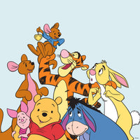 Thumbnail for Diamond Painting Winnie the Pooh en vriendjes poseren voor foto met Ronde steentjes 100x100 - Beste Kwaliteit