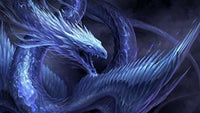 Thumbnail for Blauwe draak diamond painting ontwerp