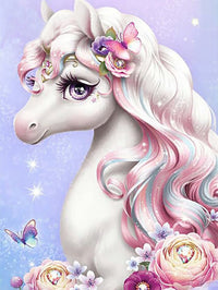 Thumbnail for Lieve Eenhoorn diamond painting ontwerp