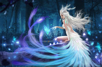 Thumbnail for elfje in het bos diamond painting ontwerp