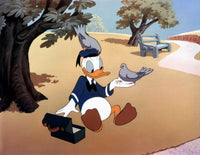 Thumbnail for Diamond Painting Donald duck en de vogels met Ronde steentjes 80x100cm - Beste Kwaliteit