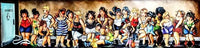 Thumbnail for Diamond Painting Dikke Dames voor de WC met Ronde steentjes 50x210cm