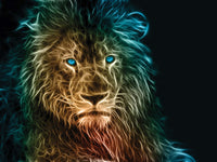 Thumbnail for Leeuw van Licht diamond painting ontwerp