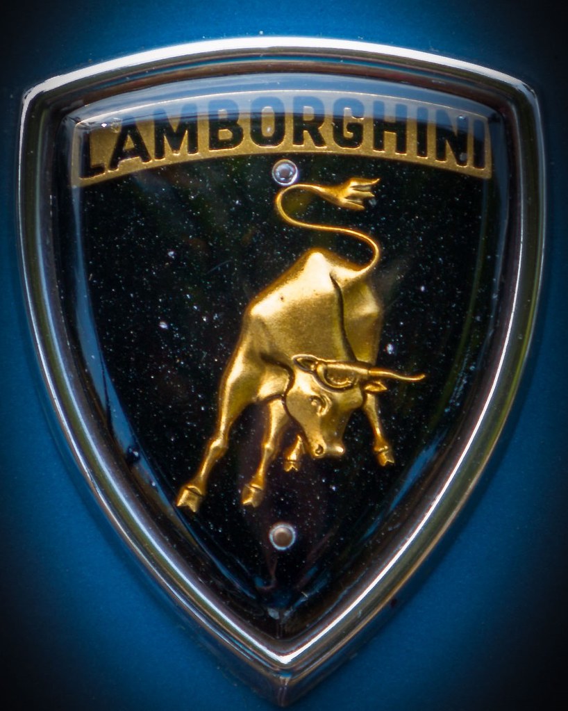 Diamond Painting Lamborghini logo met Ronde steentjes 100x80cm - Beste Kwaliteit