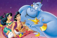 Thumbnail for Diamond Painting Jasmine en Aladdin met Geest met Ronde steentjes 100x70cm - Beste Kwaliteit