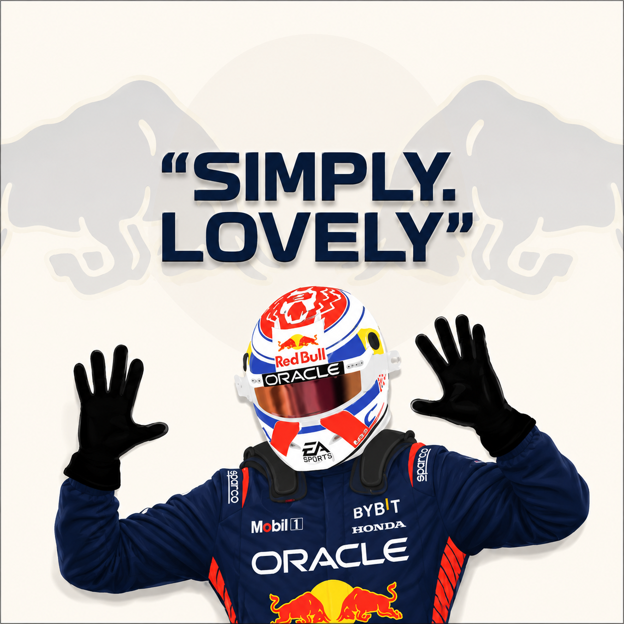 Simply Lovely Raceheld diamond painting ontwerp