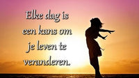 Thumbnail for Elke Dag Een Kans diamond painting ontwerp