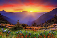 Thumbnail for Zonsopgang in de bergen diamond painting ontwerp